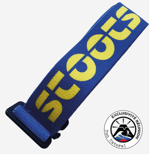 Stoots Bandeau bleu Exclusivité Réunion Texte Jaune